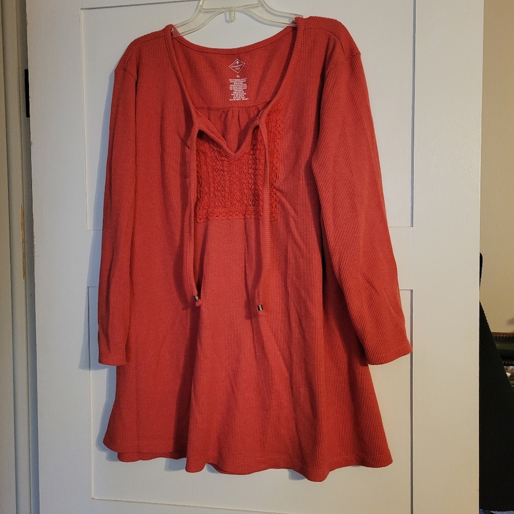 Waffle knit st John's bay shirt